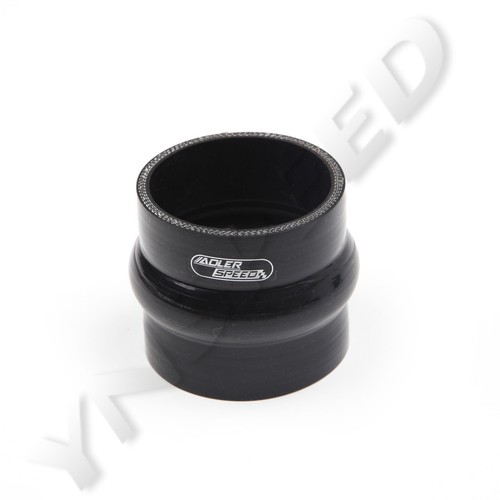 ENVÍO A EE. UU. 4 capas 3,5" pulgadas tubo de manguera de joroba recta turbo tubo acoplador de silicona negro - Imagen 5 de 6