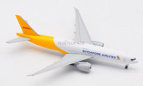 JC Wings SINGAPORE AIRLINES for DHL for BOEING B777-200LRF 9V-DHA 1:400 Model - Picture 2 of 11