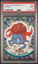 🐐 1999 Topps Pokemon 44 Gloom Green Logo 3rd Print PSA 9