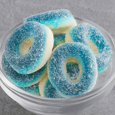 Kervan Blue Raspberry Rings - Gummy Candy