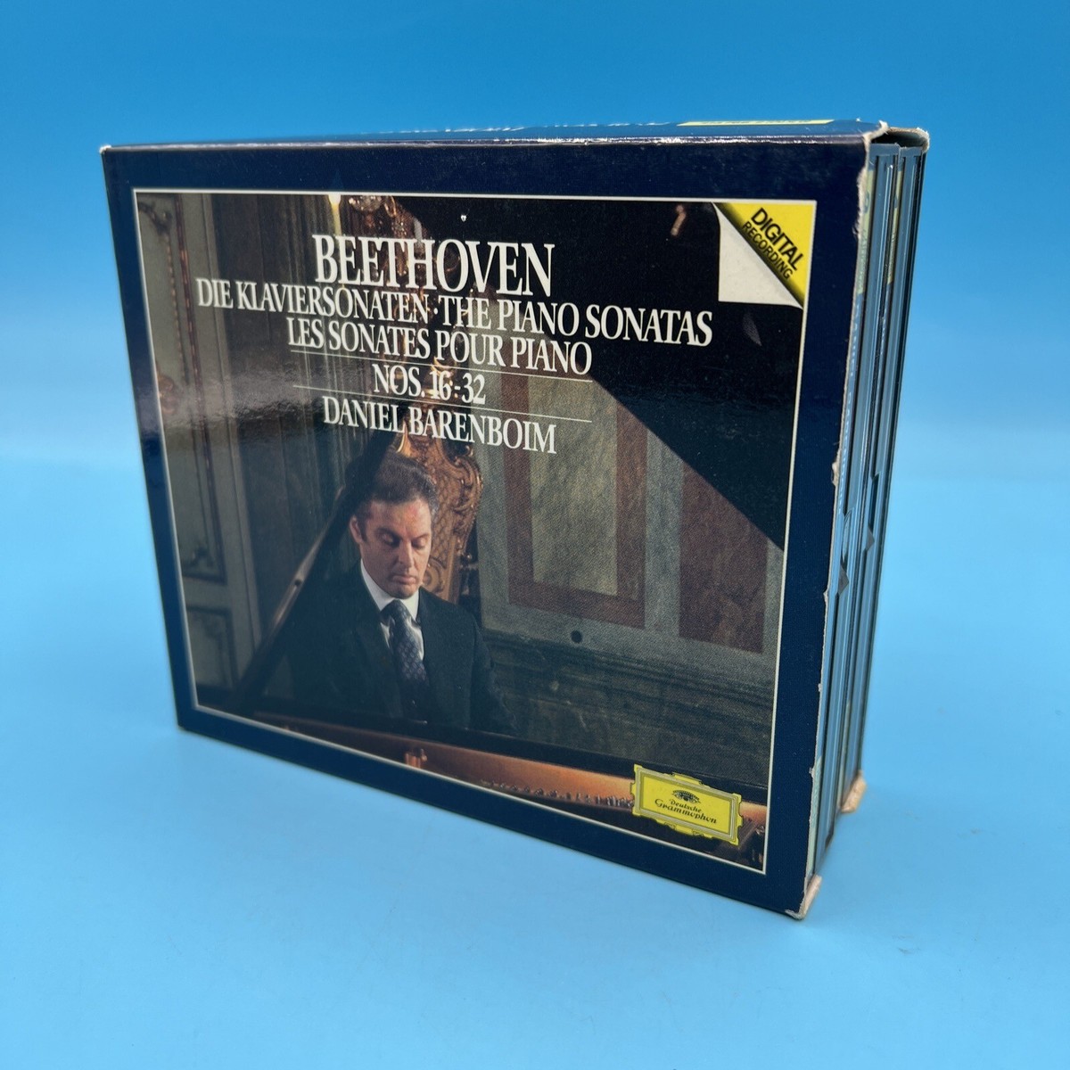 CD BEETHOVEN Piano Sonatas #16-32, Barenboim 6 Discs, 1984 Polydor