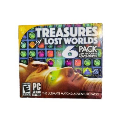 TREASURES OF LOST WORLDS 6 PACK ULTIMATE MATCH 3 ADVENTURE PACK - PC GAME