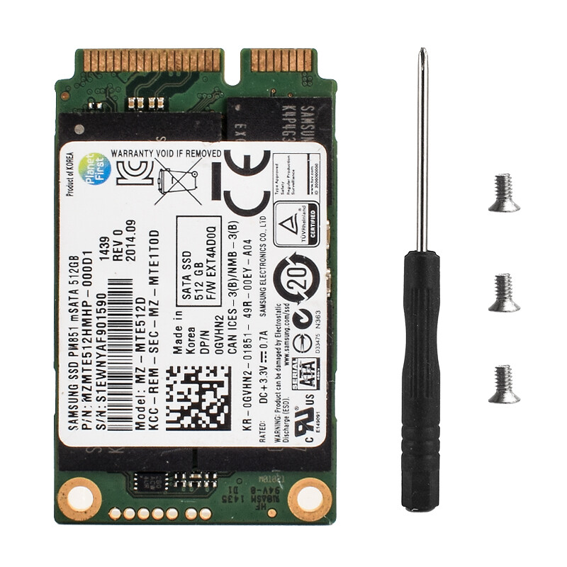 Samsung 512GB SSD mSATA Internal Solid State Drive SATA III