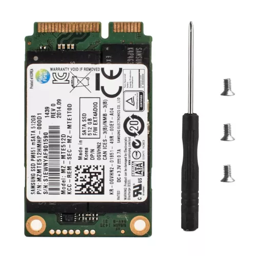 Samsung New 512GB SSD mSATA Internal Solid State Drive For Laptop SSD NVMe PM851
