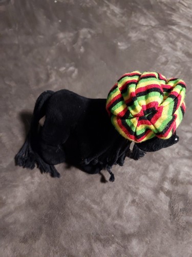 Ganz Webkinz Rockerz Dog Island Rhythm Black Plush Stuffed Dog - Picture 6 of 10