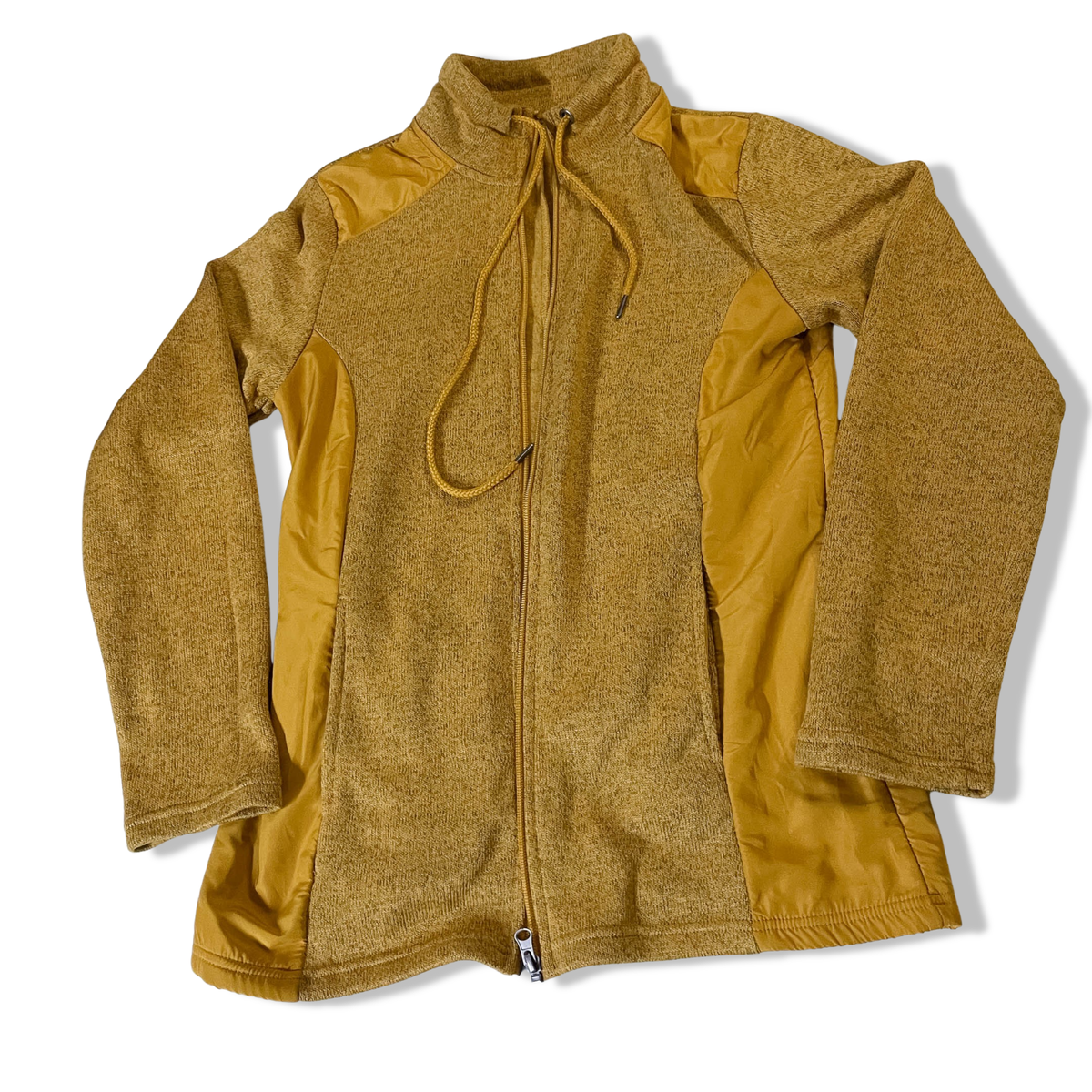 Vintage women's mustard yellow full zip icebreaker high neck Vintage women's mustard yellow full zip icebreaker high neck