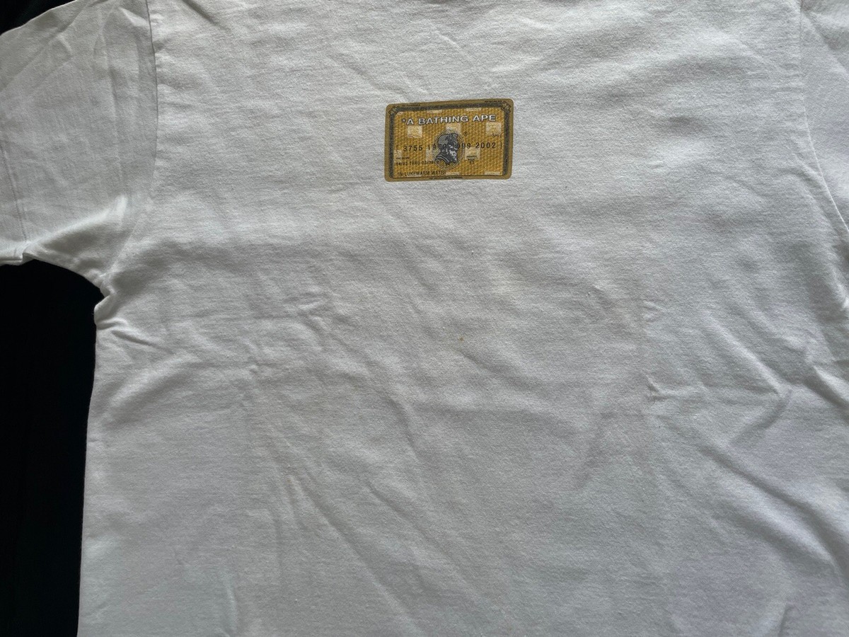 [激レア]90s～ A BATHING APE T-shirt Vintage 90s A Bathing Ape T-shirt Medium Japanese Nigo BAPE