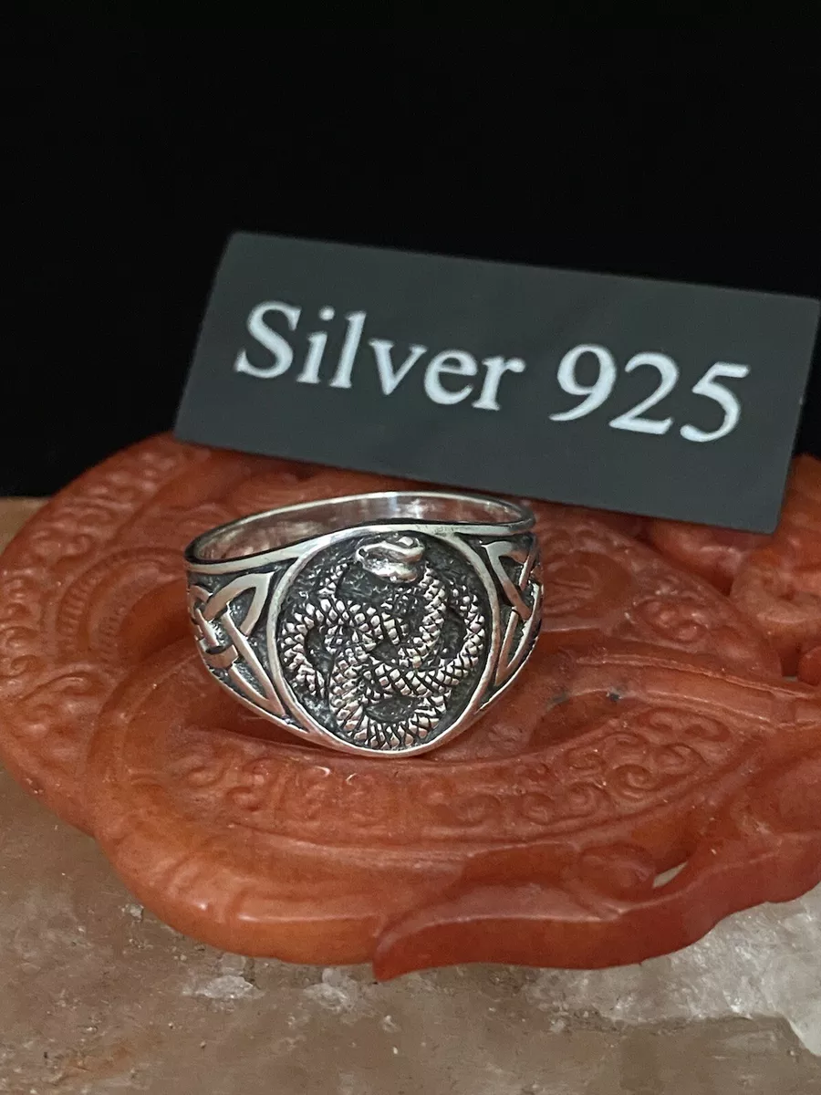 Snake signet ring shop