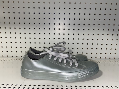 Converse Chuck Taylor All Star OX para mujer metálico zapatos atléticos  tamaño 7 Gris | eBay
