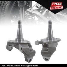 For Ford Mustang Ii Pinto Forged Steel 1973-1978 1-piece Stock Spindles Pair