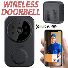 WiFi Security Door Smart Intercom Bell RingChime Wireless Doorbell VideoCamera