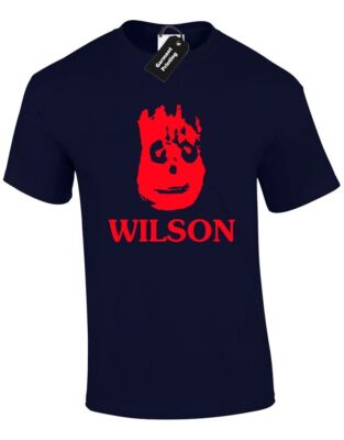 WILSON HERREN T-SHIRT KOSTÜM ISLAND FACE HAND LONELY ICONIC STAG CASTAWAY