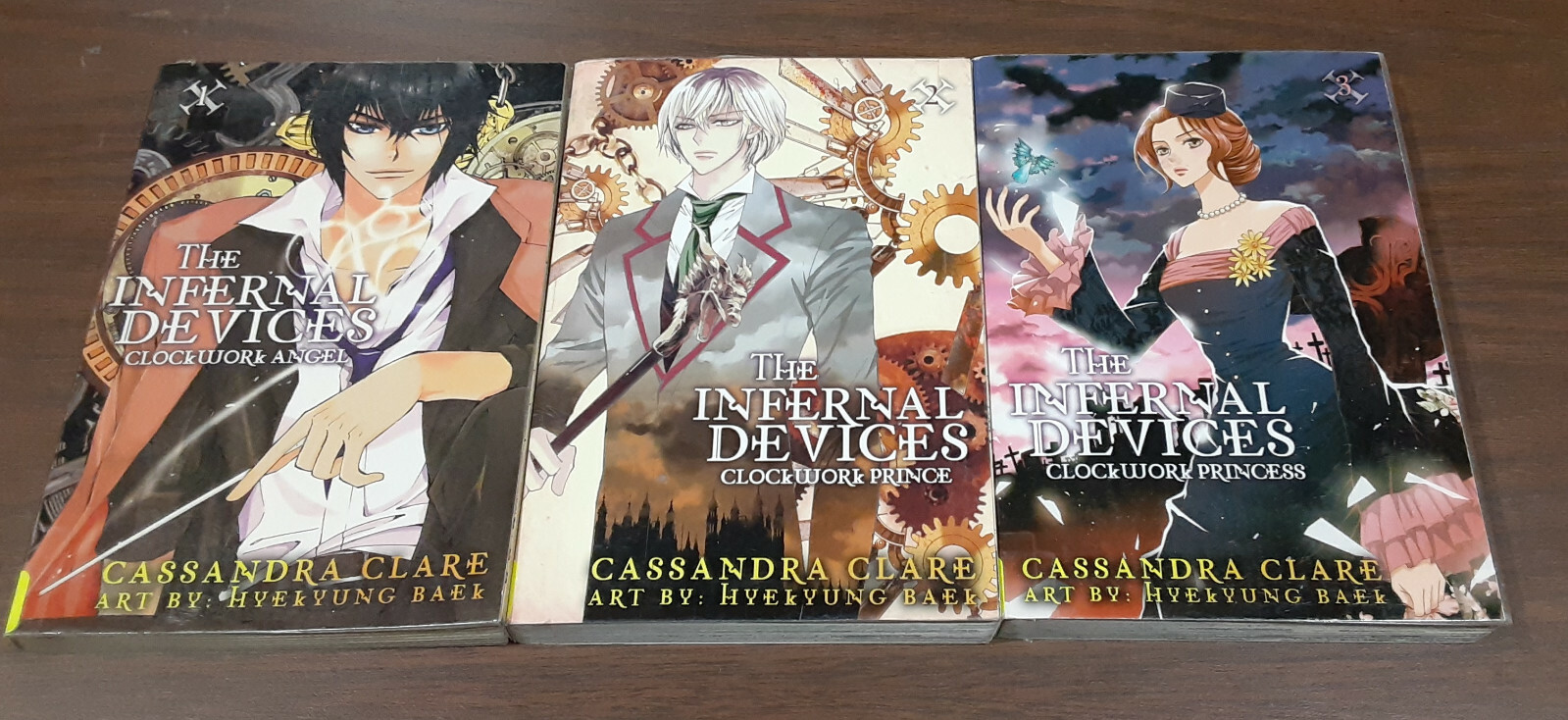 The Infernal Devices Manga Series 1 2 3 Clockwork by Cassandra Clare Paperbacks