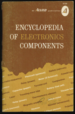 Allied Radio ENCYCLOPEDIA OF ELECTRONICS COMPONENTS FIRST EDITION 1968 FREE Ship