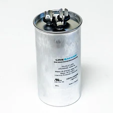 Supco Capacitor Round Dual Run 75 + 10 uf mfd 370/440 Volts for HVAC Motors