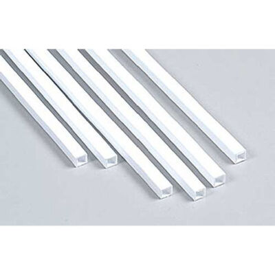 Plastruct 90622 STFS-6 Square Tubes (6) 3/16 H&W x 9/64 ID x .025
