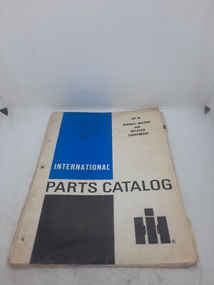 BP-10  Parts Catalog Big Ball ROLL BALERS And Related Equipment Manual IH