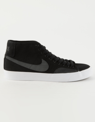 Nike Blazer Court Mid Premium SB Black Anthracite Men\'s Size 5.5 Women\'s 7.5 New Nike Blazer Court Premium SB Mid Black for Sale  main image 3