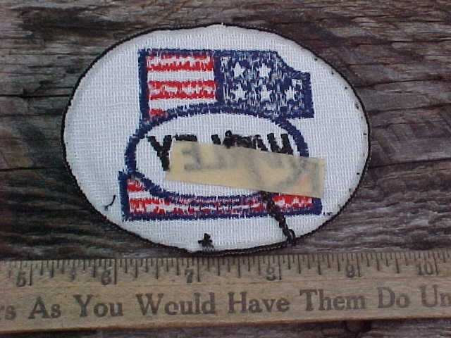 1970s HARLEY #1 DAVIDSON WHITE OVAL PATCH VINTAGE AMF ERA R