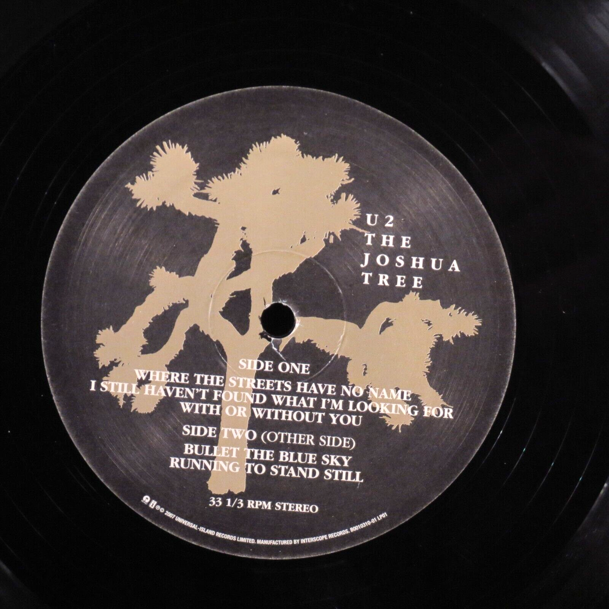U2 ‎– The Joshua Tree 2007 US 30th Ann. Ltd. 180g Reissue 2xLP NM