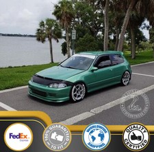 Fender Covers Hood Bra Set Fits Honda Civic 92 93 94 95 1992 1993 1994 1995 Eg