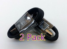 2 Pcs Micro USB/Type-C Fast Charging Cable For Samsung LG Phone Android BK