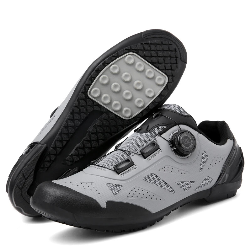 Zapatos de ciclismo para hombre al aire libre ligeros transpirables MTB bicicleta de carretera zapatos de goma