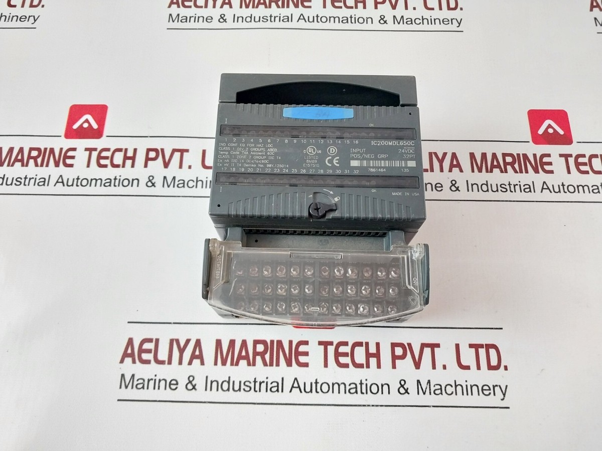 GE Fanuc IC200MDL650C PLC Input Module 32PT 24VDC E157515 | eBay