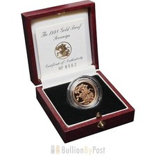 1998 Gold Proof Sovereign Boxed