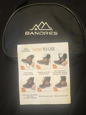 BANORES Winter Ice Snow Anti Slip Spikes Grippers Cleats for Shoes Boots Chains