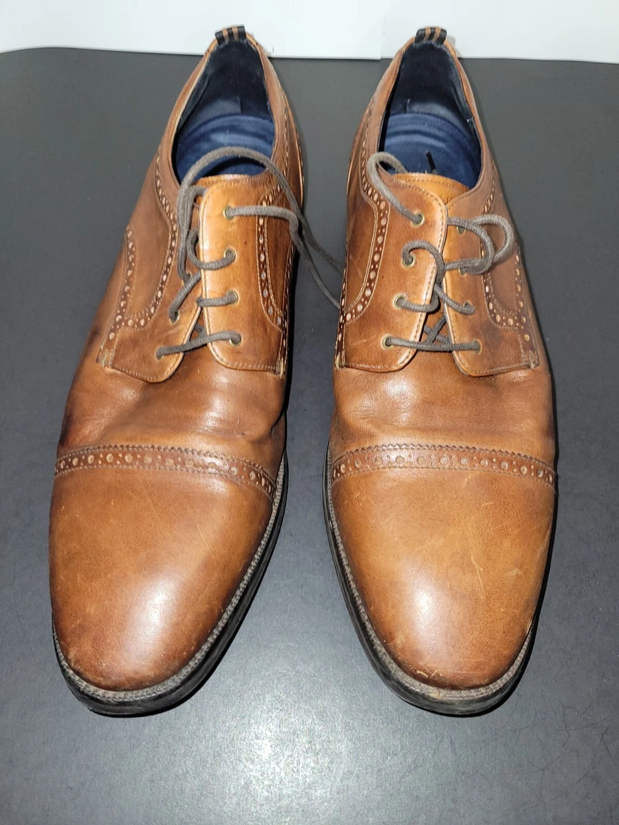 Cole Haan Men s Williams Wingtip Oxford British Tan Style C30097 Size 12 Leather