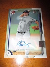 ALEX BALOG 2015 Bowman Baseball AUTO *Retail Exclusive* Autograph Rockies RC