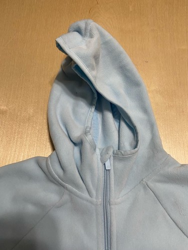 All in Motion Kids Polar Fleece Jacket Blue Water Repellent Size Medium Hooded - Picture 5 of 10