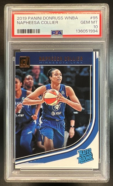 2019-20 Panini Donruss WNBA #95 Napheesa Collier Rated Rookie Lynx PSA 10 L528