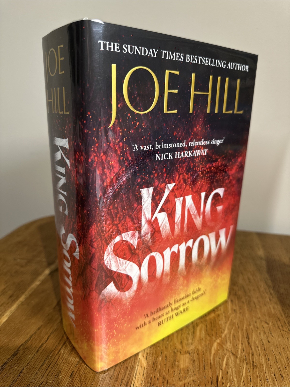 King Sorrow by Joe Hill SIGNED & NUMBERED 2025 UK 1/1 Headline + Sprayed Edges