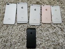 Apple iPhone Lot of 5 Mixed Models Silver White Black Rose Gold for parts/repair