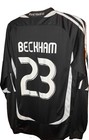 adidas Real Madrid David Beckham #23 Black/White Soccer Jersey Men Size L — photo 2