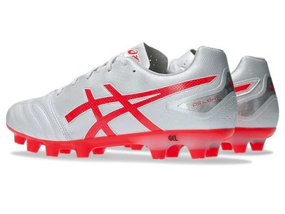 ASICS Soccer Cleats Shoes DS LIGHT PRO White/Flash Red 1103A095