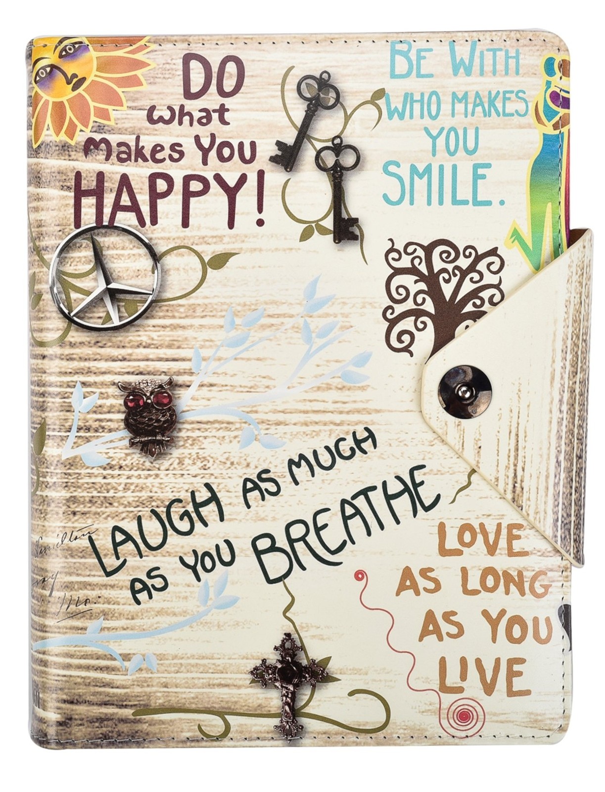 Arpan A5 Executive Personal Organiser Notebook, Ruled Pages, A5, Slogan Art