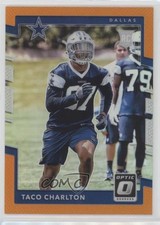 2017 Donruss Optic Rookies Orange Prizm 34/199 Taco Charlton #112 wd9