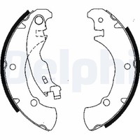 Bremsbacken Hinten FüR Fiat Brava 182 Bravo I Marea 185 Weekend 96-03 GBS1326AF