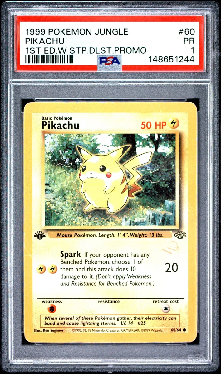 Preços baixos em Pikachu Pokémon TCG Autenticador Esportivo