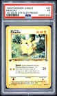 1999 POKEMON JUNGLE 1ST EDITION W STAMP DUELIST PROMO #60 PIKACHU PSA 1