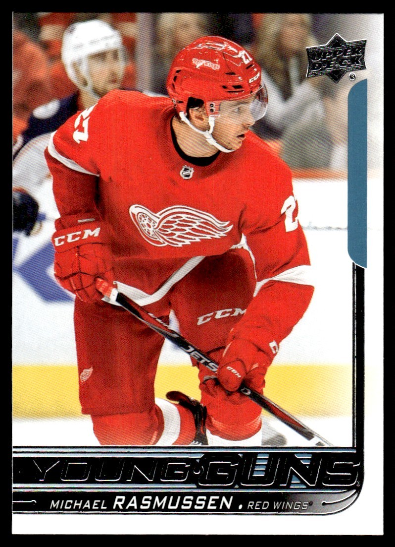 2018-19 Upper Deck Young Guns Michael Rasmussen Rookie Detroit Red Wings #226