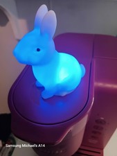iLogic Led Night Light 3 Light Modes,12 changing colors Remote  Bunny 