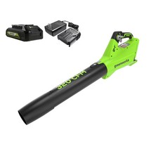 Greenworks Powerall 24v 2ah Cordless 320fm 90mph Axial Leaf Blower Kit