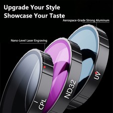 Image of ND16 Filter for DJI Osmo Action 3 4 5 Pro Camera Neutral Density Lens