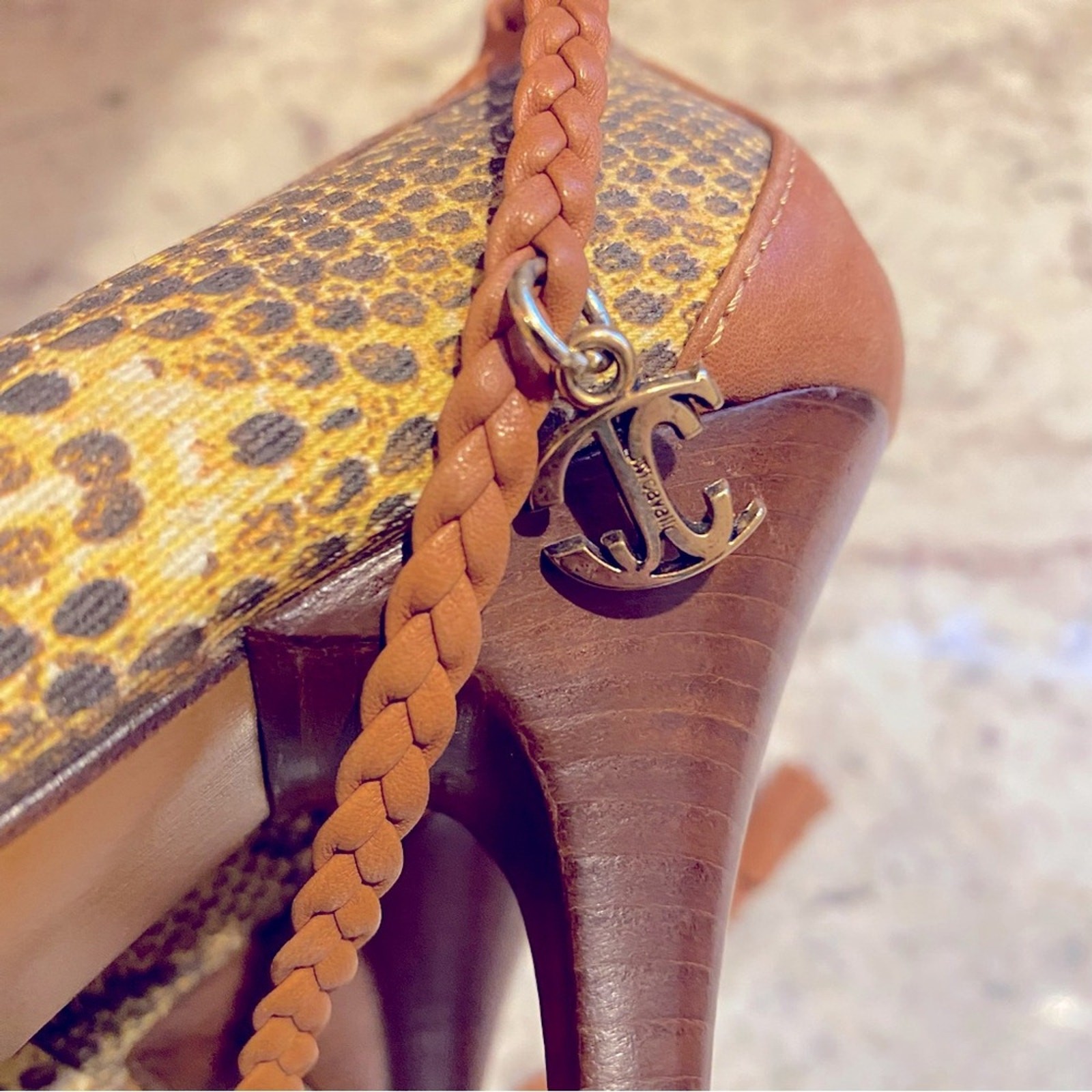 Just Cavalli Roberto Cavalli Snake Python Fabric … - image 8