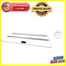 Clear 20-Inch Glass Aquarium Lid with Easy Lift Handles - Fits 10 Gallon Tanks
