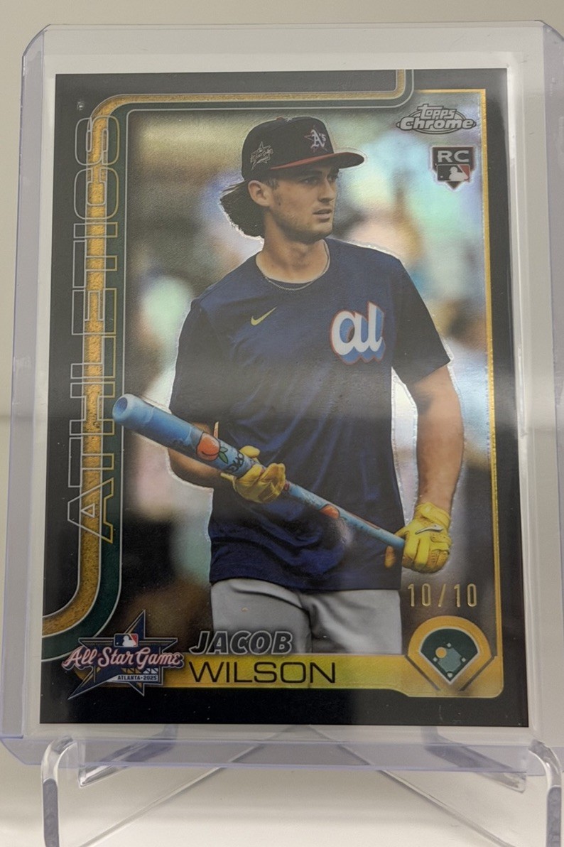 2025 Topps Chrome Update Series All-Star Game Jacob Wilson #ASGC-4 Black 10/10